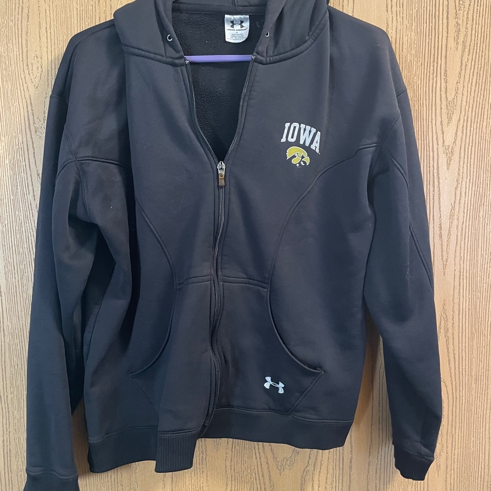 Under Armour Iowa Hawkeyes Classic Black Jacket